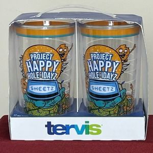 New Tervis Happy Hole-idayz Sheetz 16 oz Tumbler No Lid Set